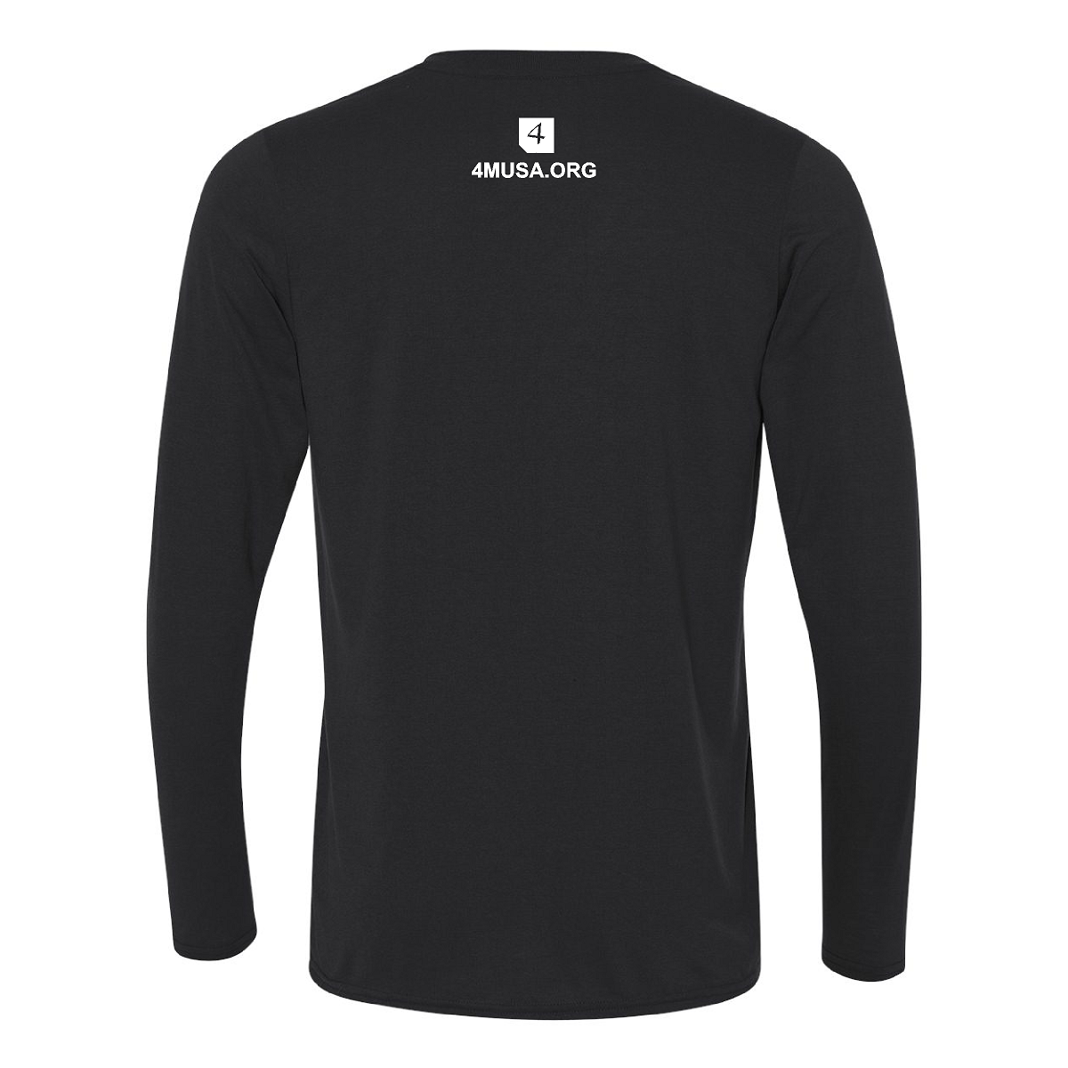 Men's Black 4M Long Sleeve Tee