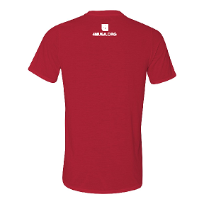 Men's Red 4M Short Sleeve Tee