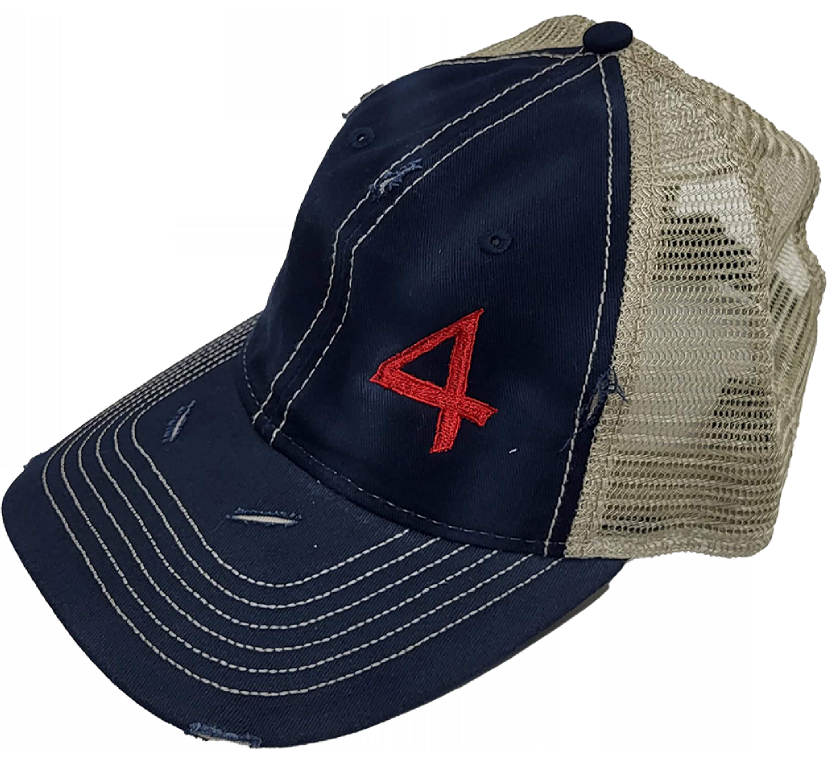 4M Distressed Trucker Hat