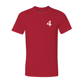 Men's Red 4M Short Sleeve Tee