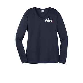 ARISE Ladies Long Sleeve Competitor V-Neck Tee