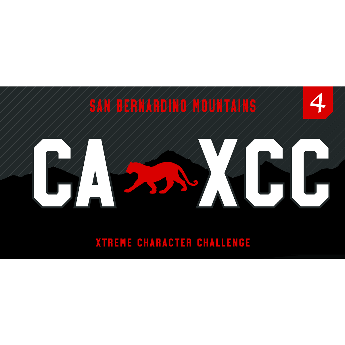 4M License Plate with XCC Location Design