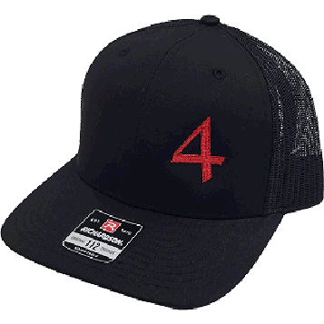 Snapback Trucker Cap With 4M Logo - Black